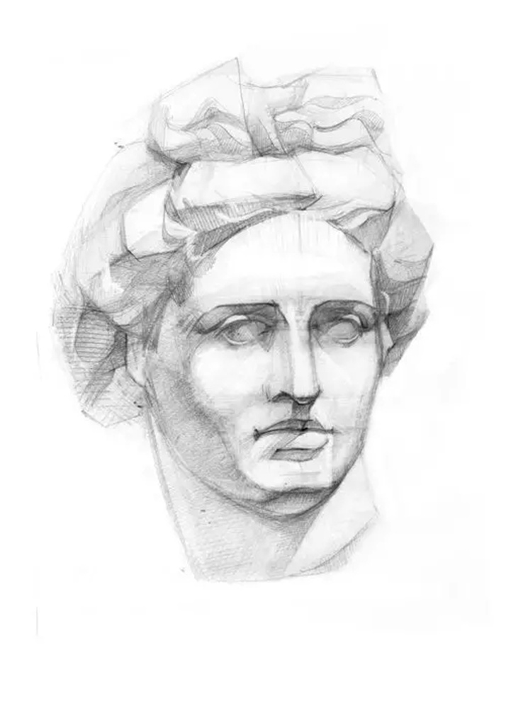 廣州畫室排名前十畫室給你一組適合零基礎臨摹的素描教程,39