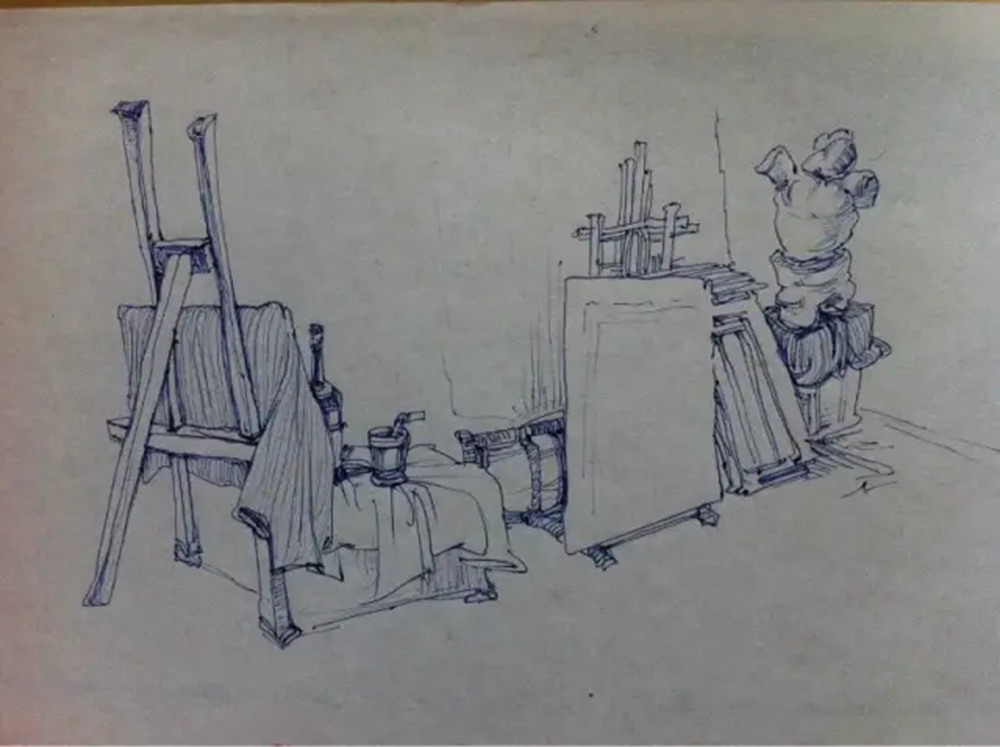 如果你正在學習線描速寫，廣州藝考畫室覺得這52幅作品正合適你,16