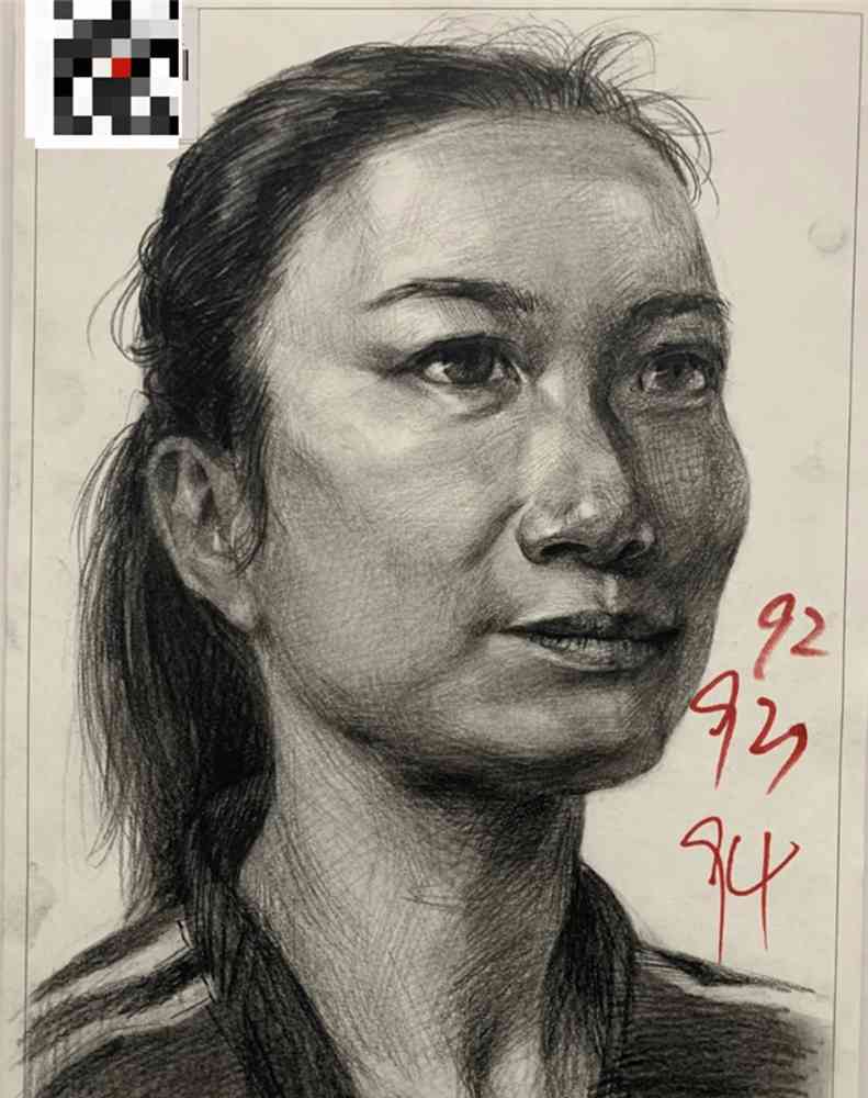 21屆廣西藝成二模高分卷發布，廣州美術高考班覺得與一模進步好大,13