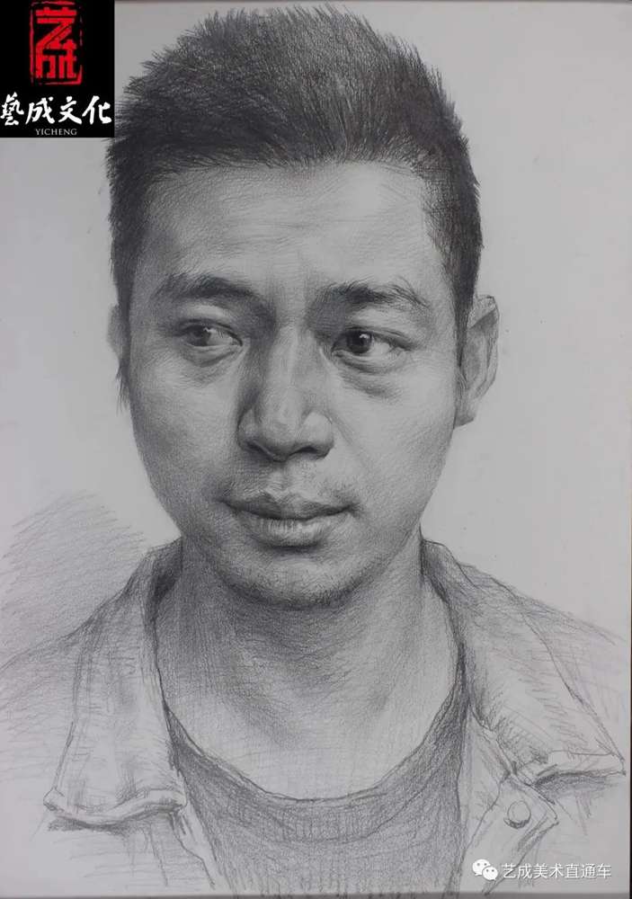 廣州美術(shù)高考班帶大家看看2021屆廣東藝成二模素描高分卷,15