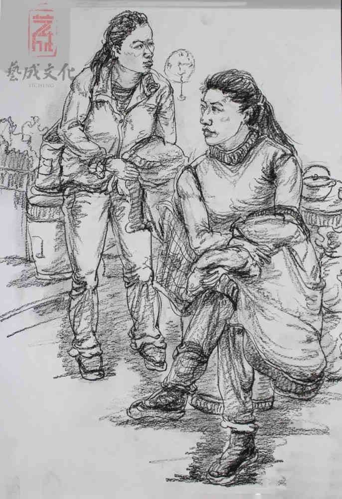 廣東模擬考/2020屆藝成一模高分卷欣賞（速寫、素描、色彩）,14