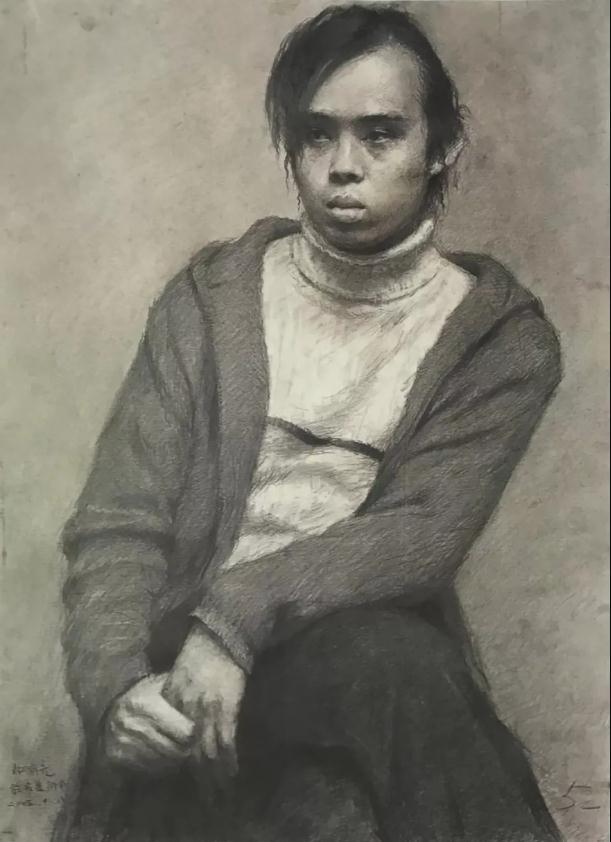 廣州前十畫室給你解密央美附中素描教學—人物半身像,28