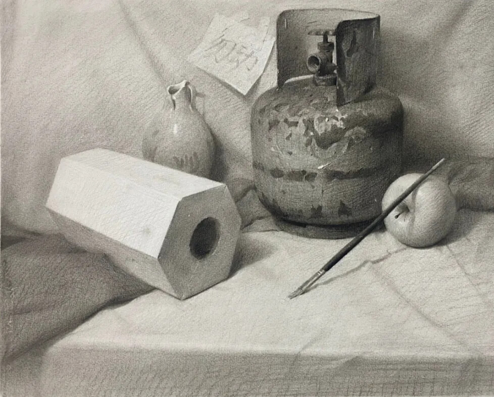 素描靜物缺少立體感？黑白灰關(guān)系一定要處理好7