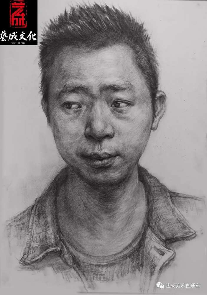 廣州美術(shù)高考班帶大家看看2021屆廣東藝成二模素描高分卷,29