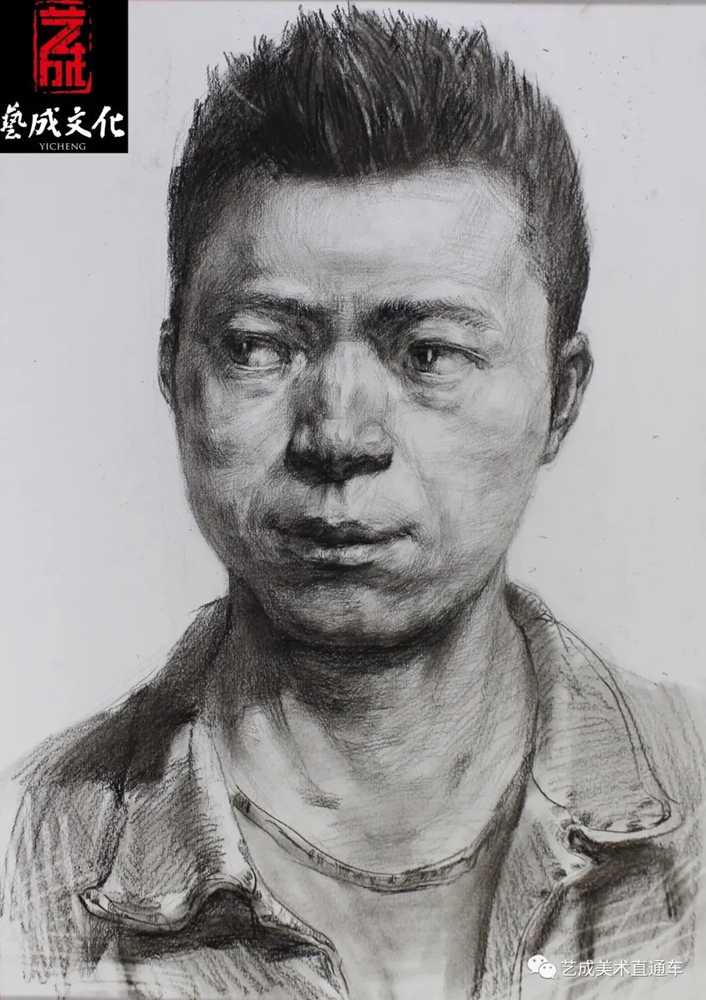 廣州美術(shù)高考班帶大家看看2021屆廣東藝成二模素描高分卷,77