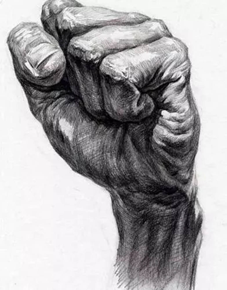 廣州畫室排名前五畫室給你整理了100幅手部刻畫作品拿去臨摹,32