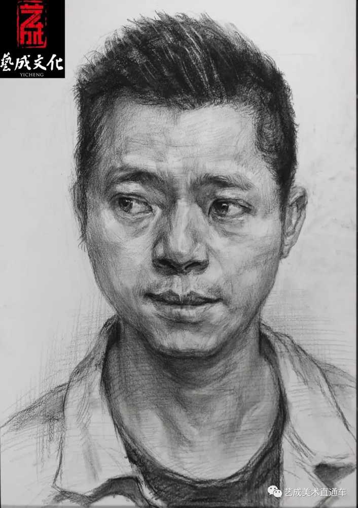 廣州美術(shù)高考班帶大家看看2021屆廣東藝成二模素描高分卷,48