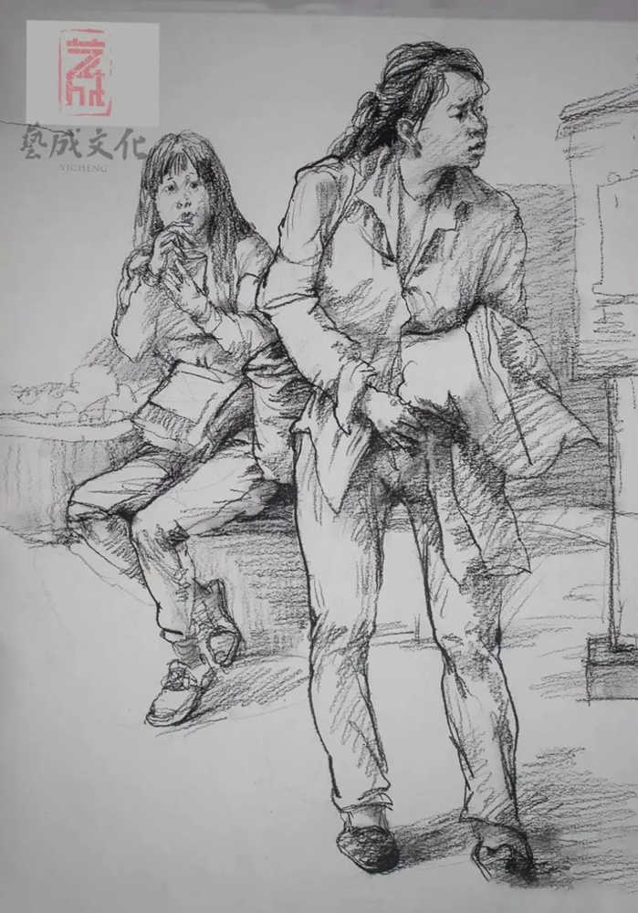 廣東模擬考/2020屆藝成一模高分卷欣賞（速寫、素描、色彩）,08