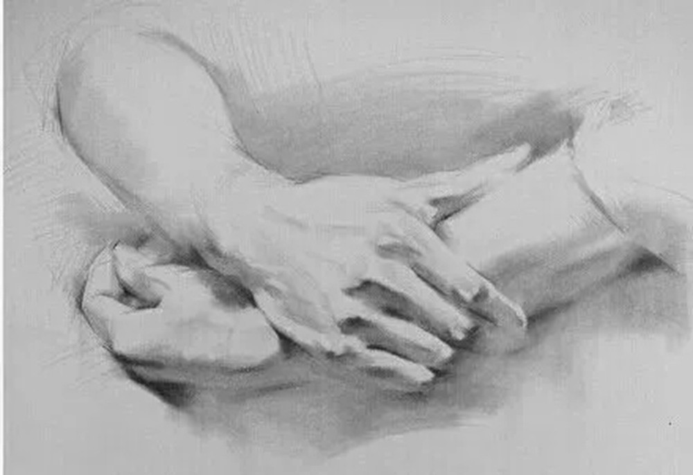 廣州畫室排名前五畫室給你整理了100幅手部刻畫作品拿去臨摹,50