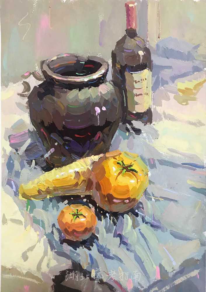 廣州十大畫室老師帶你康康20屆湖北高三美術調考優秀試卷,01