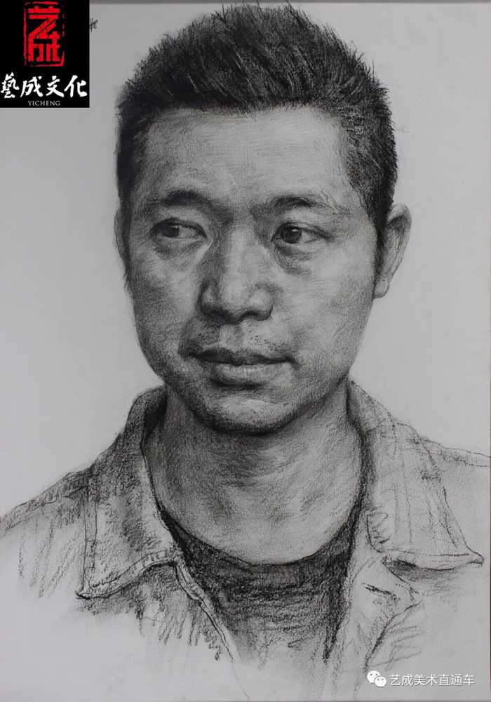 廣州美術(shù)高考班帶大家看看2021屆廣東藝成二模素描高分卷,09