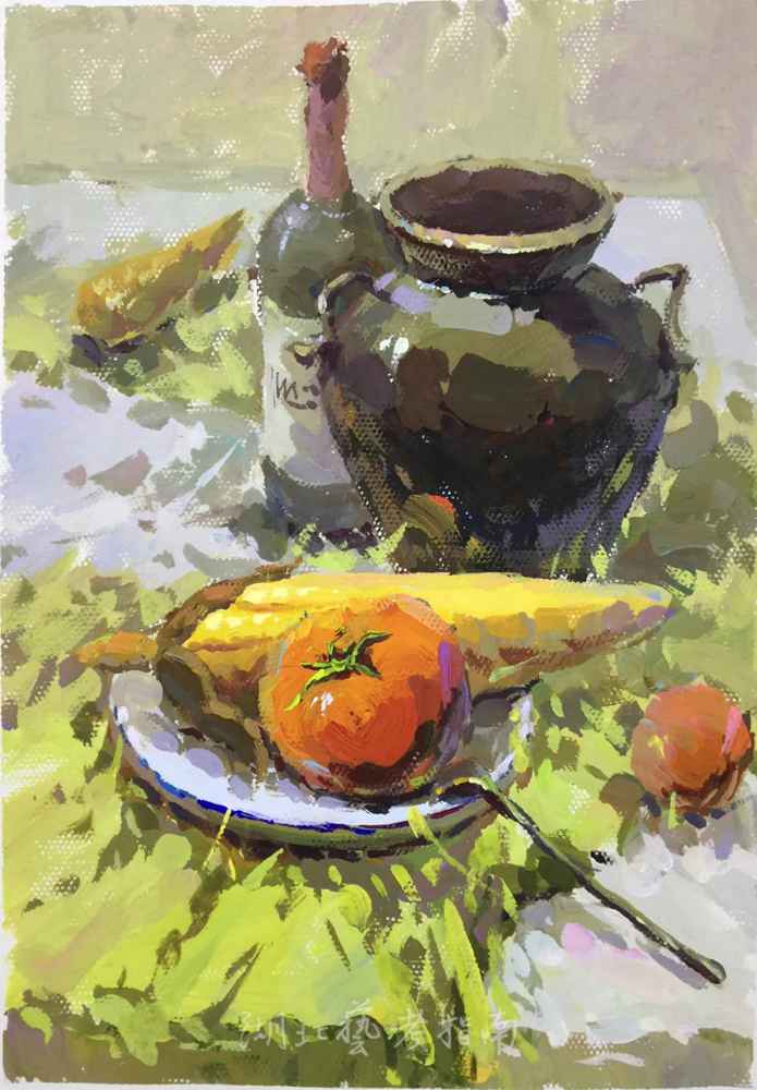 廣州十大畫室老師帶你康康20屆湖北高三美術調考優秀試卷,04