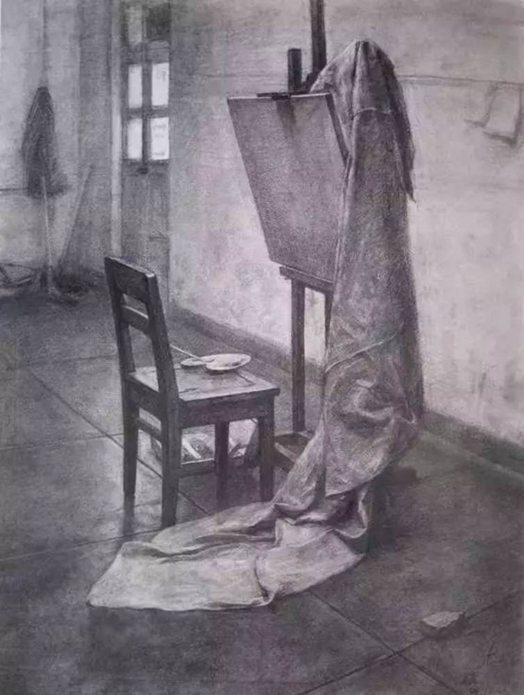 素描作品不會深入？廣州畫室排名前五畫室帶你看央美作品怎么畫,03