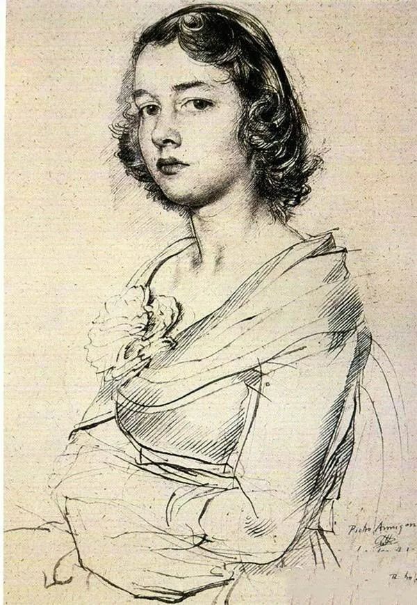 精選100幅中外大師人像作品，廣州圍墻畫室覺得你應該收藏！附圖22