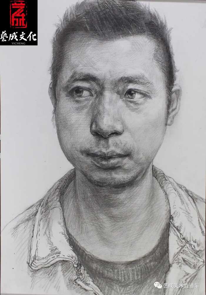 廣州美術(shù)高考班帶大家看看2021屆廣東藝成二模素描高分卷,41