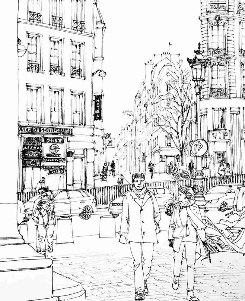 廣州藝考畫室美術知識：透視+細節+線條=完美畫面,01