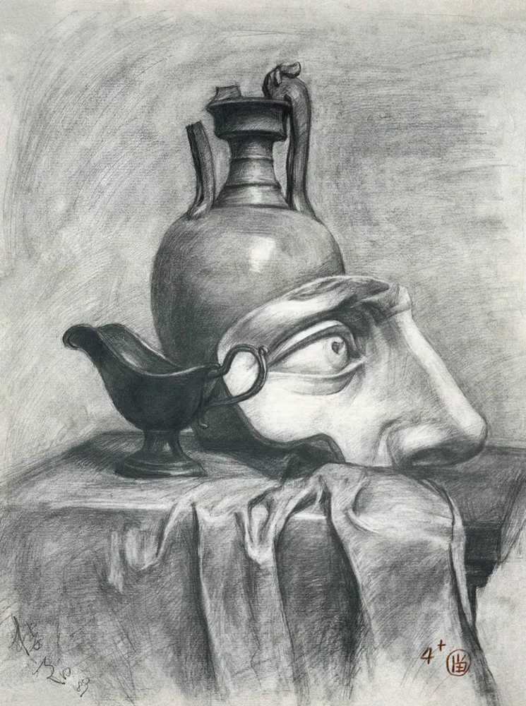 廣州前十畫(huà)室?guī)憧纯茨阊朊览纤孛瑁癸@素描的本質(zhì)?,17