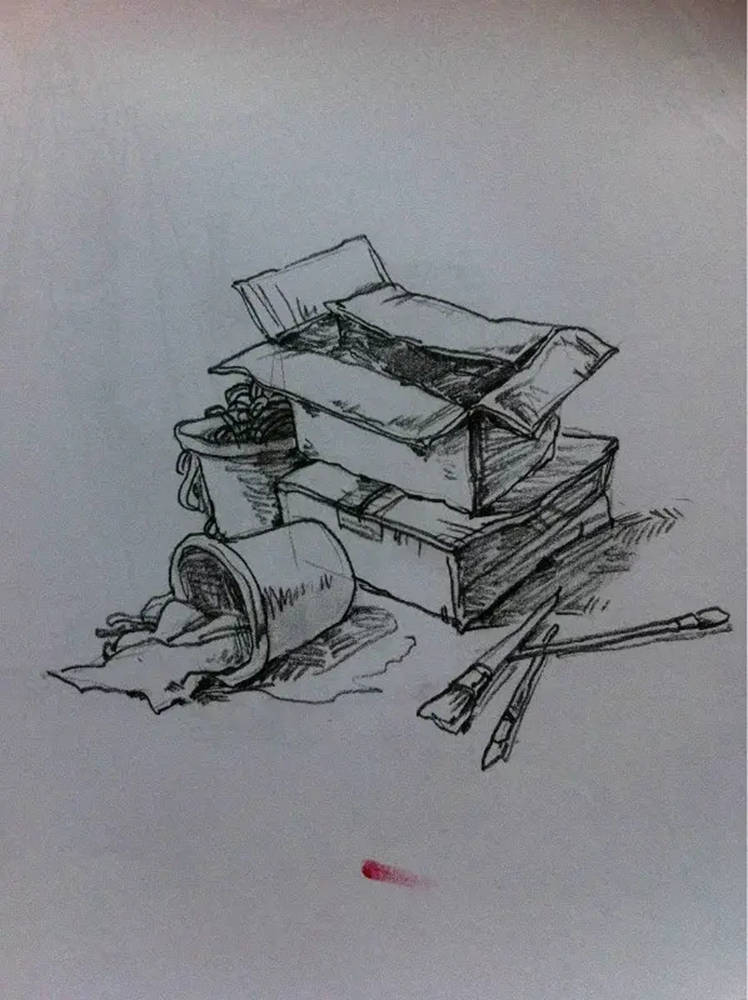 如果你正在學習線描速寫，廣州藝考畫室覺得這52幅作品正合適你,15