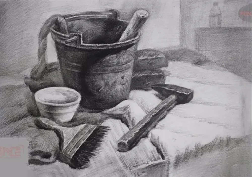 廣東模擬考/2020屆藝成一模高分卷欣賞（速寫、素描、色彩）,41