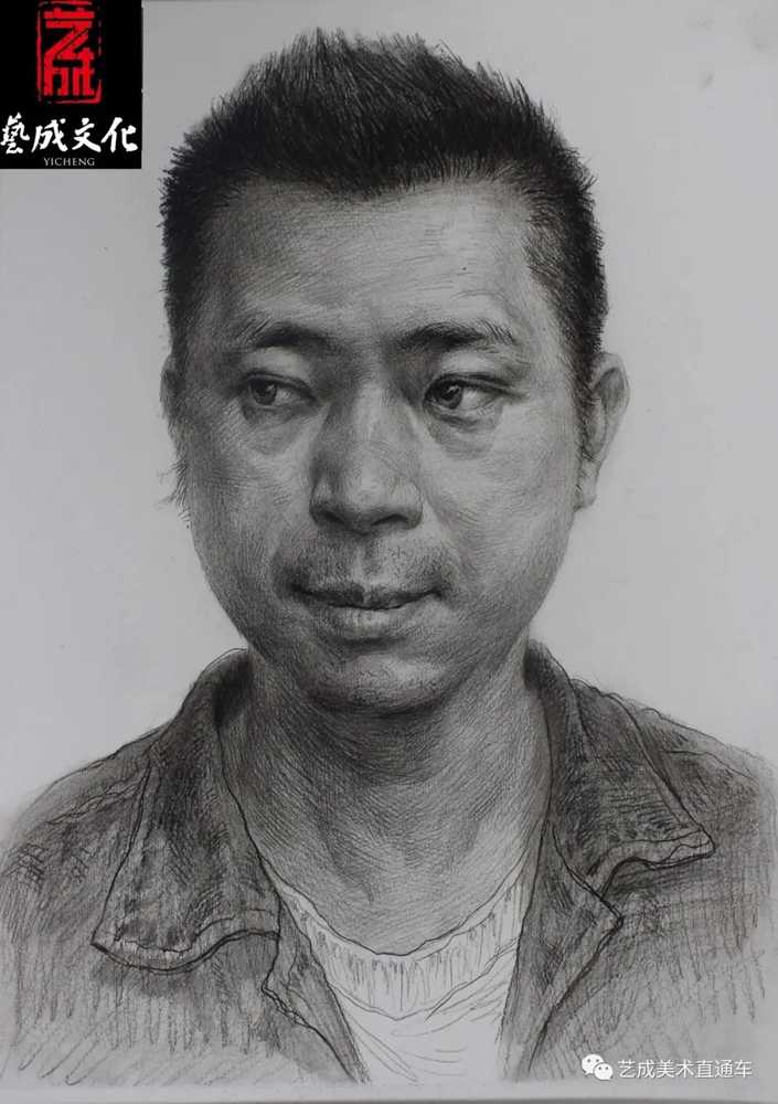 廣州美術(shù)高考班帶大家看看2021屆廣東藝成二模素描高分卷,11