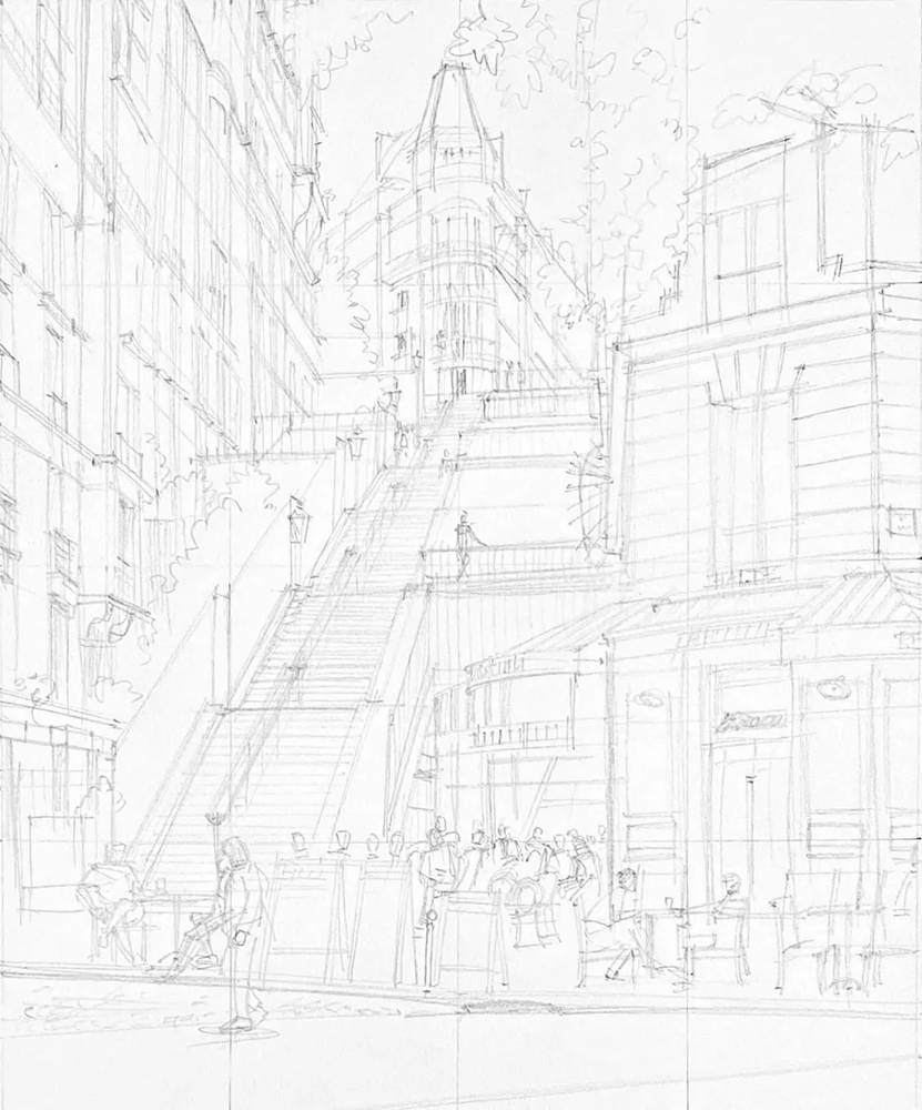 廣州藝考畫室美術知識：透視+細節+線條=完美畫面,08