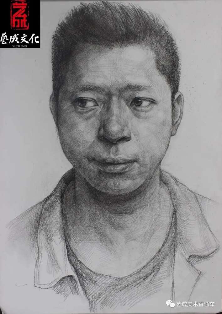 廣州美術(shù)高考班帶大家看看2021屆廣東藝成二模素描高分卷,08