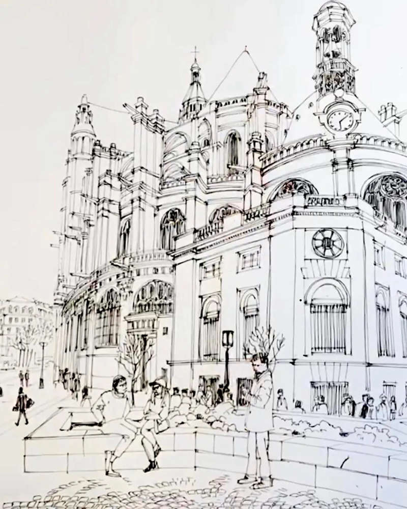 廣州藝考畫室美術知識：透視+細節+線條=完美畫面,12