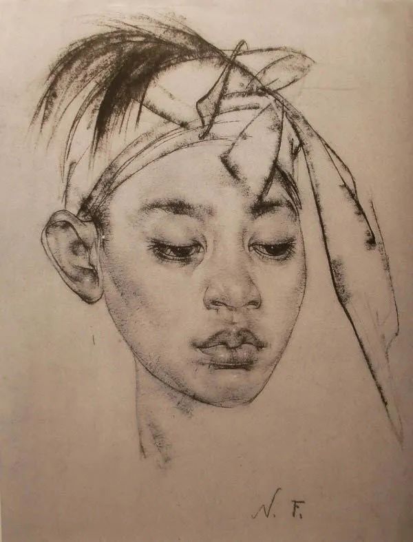 精選100幅中外大師人像作品，廣州圍墻畫室覺得你應該收藏！附圖36