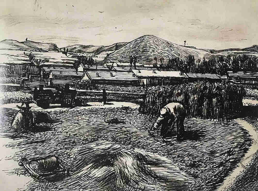 到了廣州前十畫室的寫生季，來看看中央美院附中的生活速寫,08