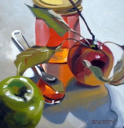 這樣通透的色彩靜物,短期的目標就它了!廣州圍墻畫室靜候佳音!附圖35