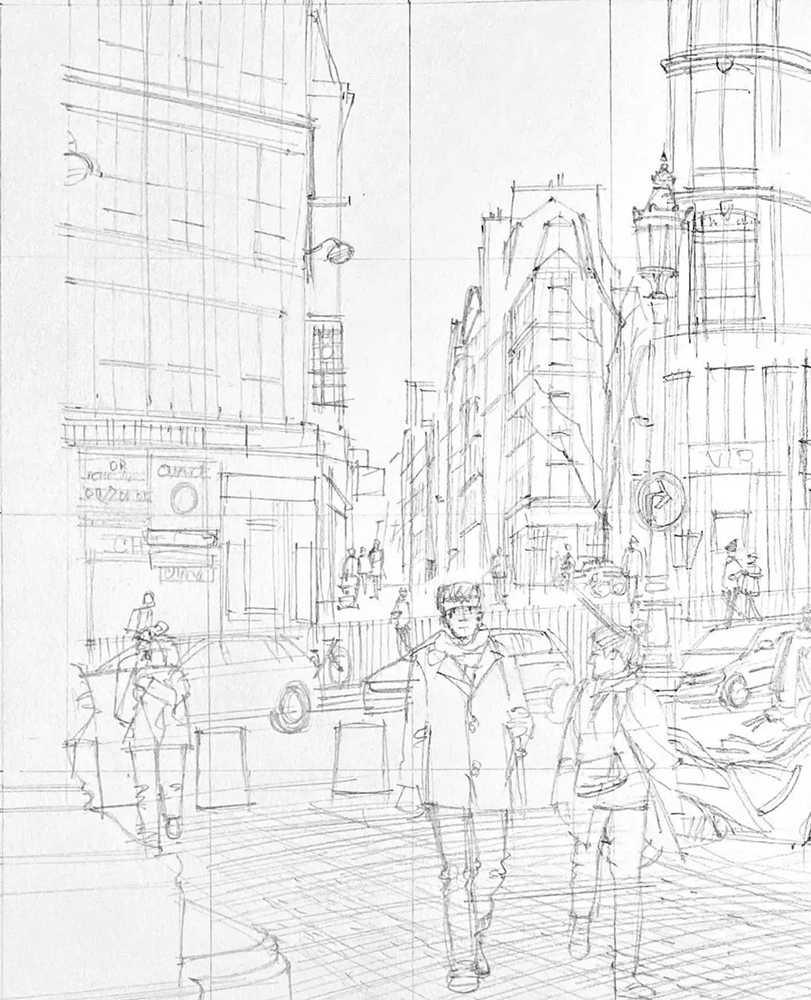 廣州藝考畫室美術知識：透視+細節+線條=完美畫面,02