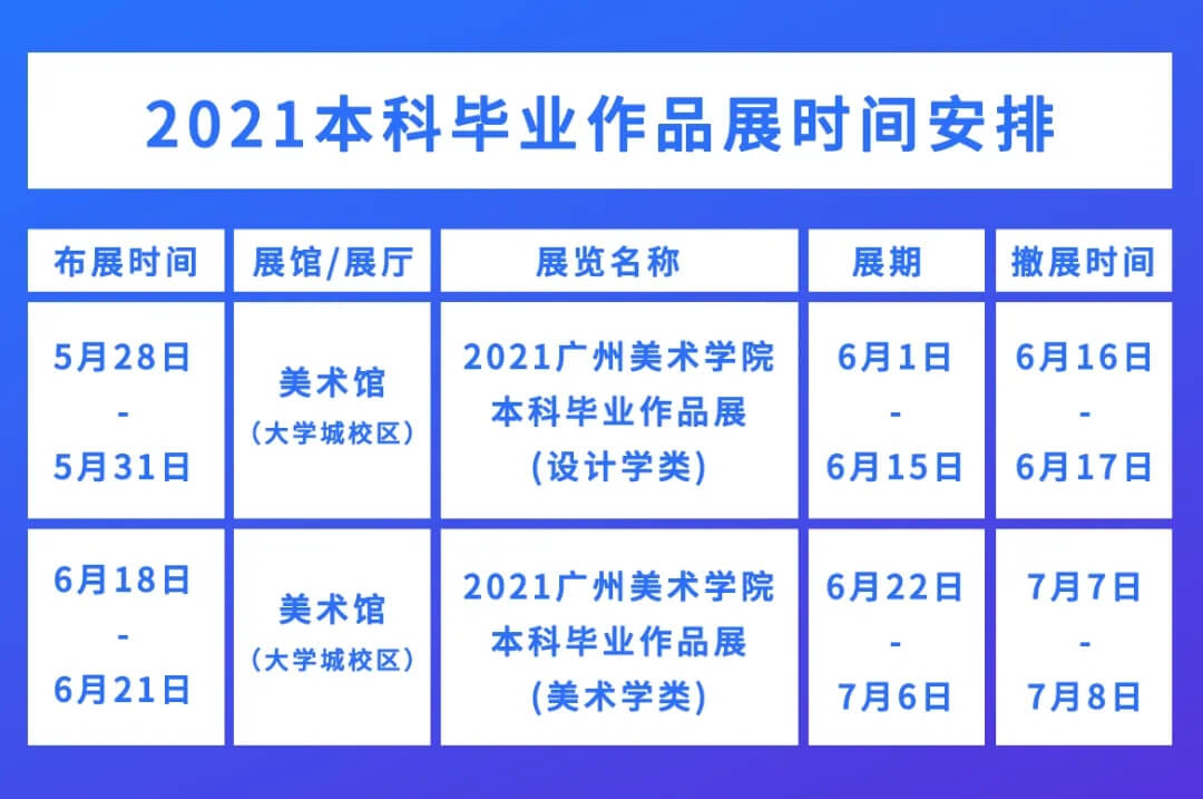 你知道嗎?2021廣州美術(shù)學(xué)院本科畢業(yè)展要來了!圖三