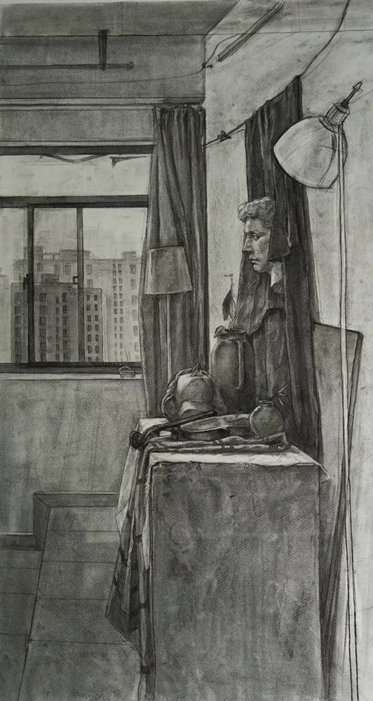 廣州畫室排名前三畫室整理:18年西安美術學院素描留校作品,20