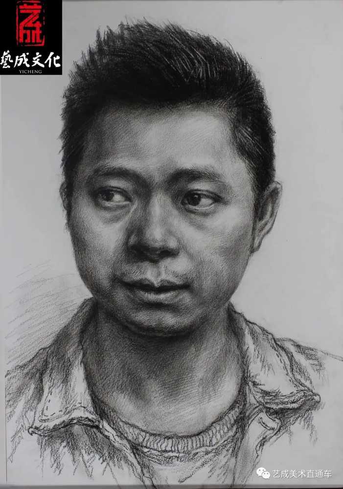 廣州美術(shù)高考班帶大家看看2021屆廣東藝成二模素描高分卷,36