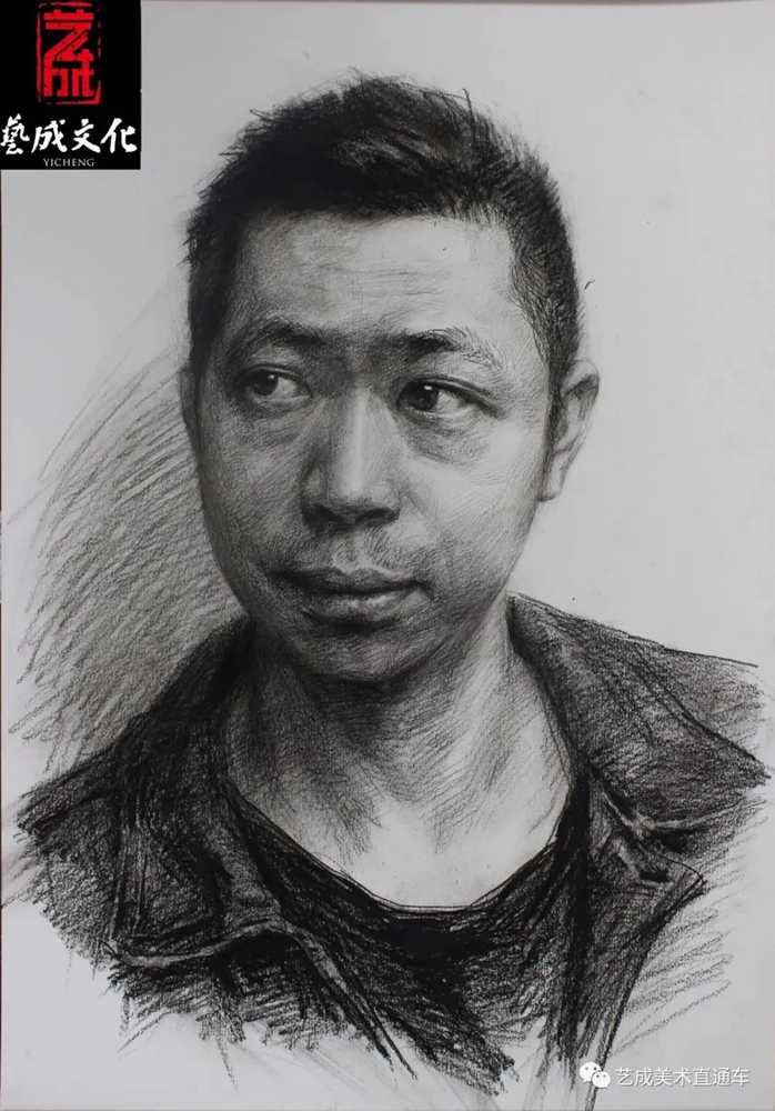 廣州美術(shù)高考班帶大家看看2021屆廣東藝成二模素描高分卷,43