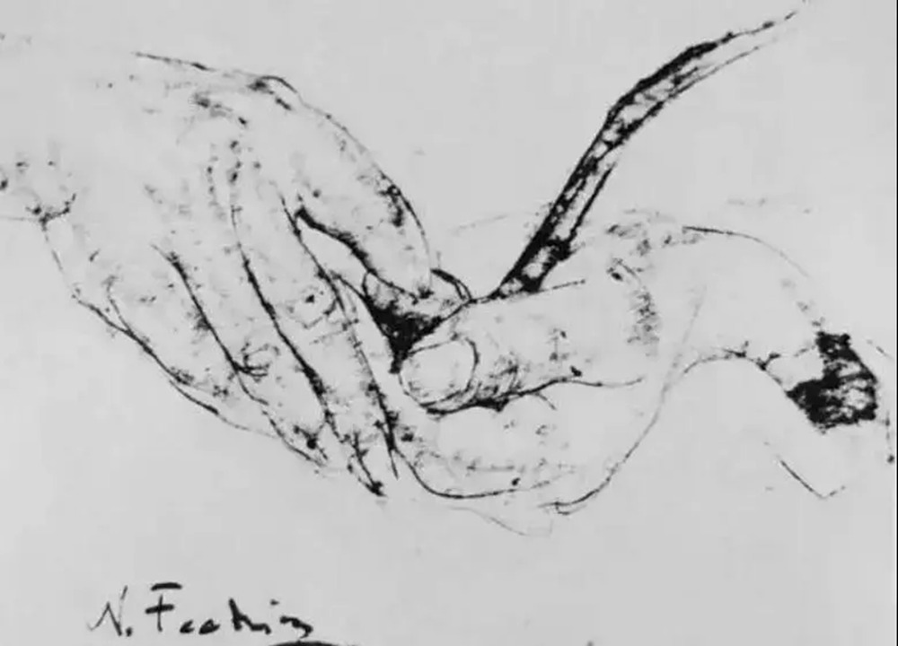 廣州畫室排名前五畫室給你整理了100幅手部刻畫作品拿去臨摹,75