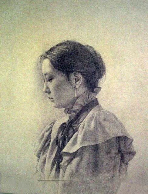 精選100幅中外大師人像作品，廣州圍墻畫室覺得你應該收藏！附圖90