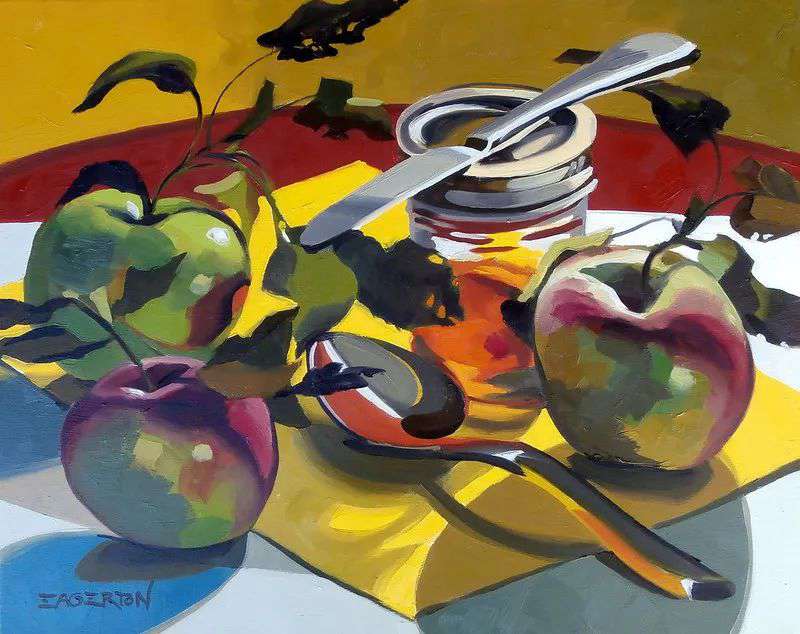 這樣通透的色彩靜物,短期的目標就它了!廣州圍墻畫室靜候佳音!附圖30