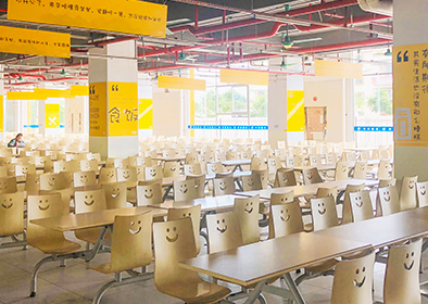 廣州畫室食堂,廣州美術培訓班食堂,廣州圍墻畫室食堂