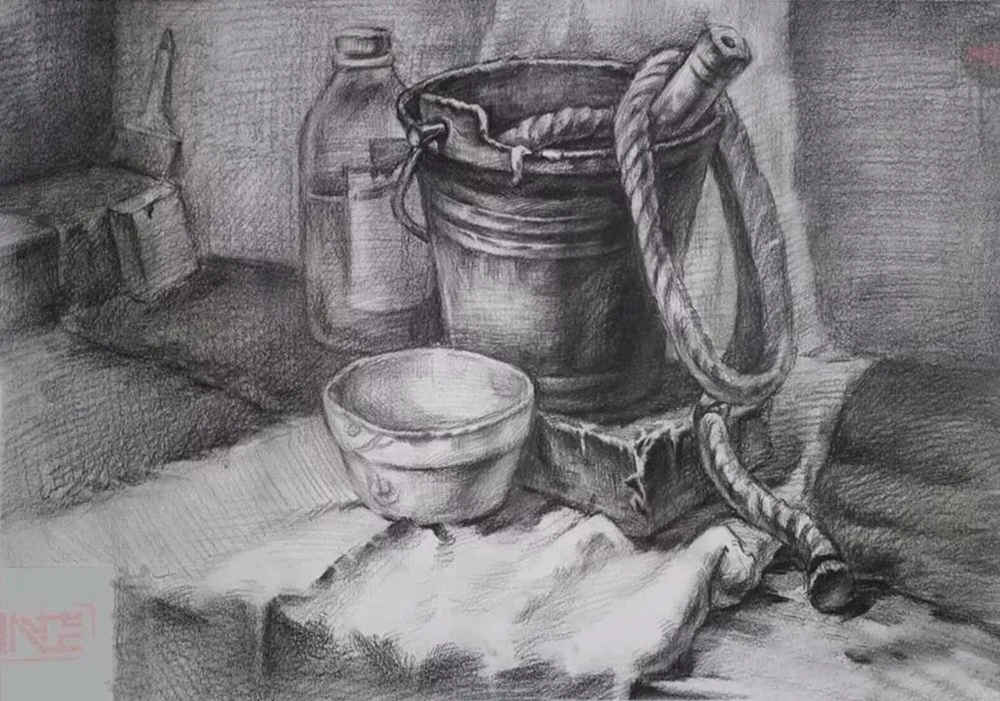 廣東模擬考/2020屆藝成一模高分卷欣賞（速寫、素描、色彩）,27