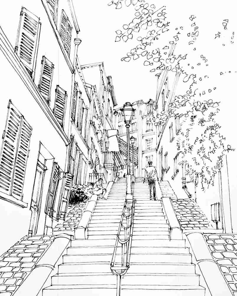 廣州藝考畫室美術知識：透視+細節+線條=完美畫面,15