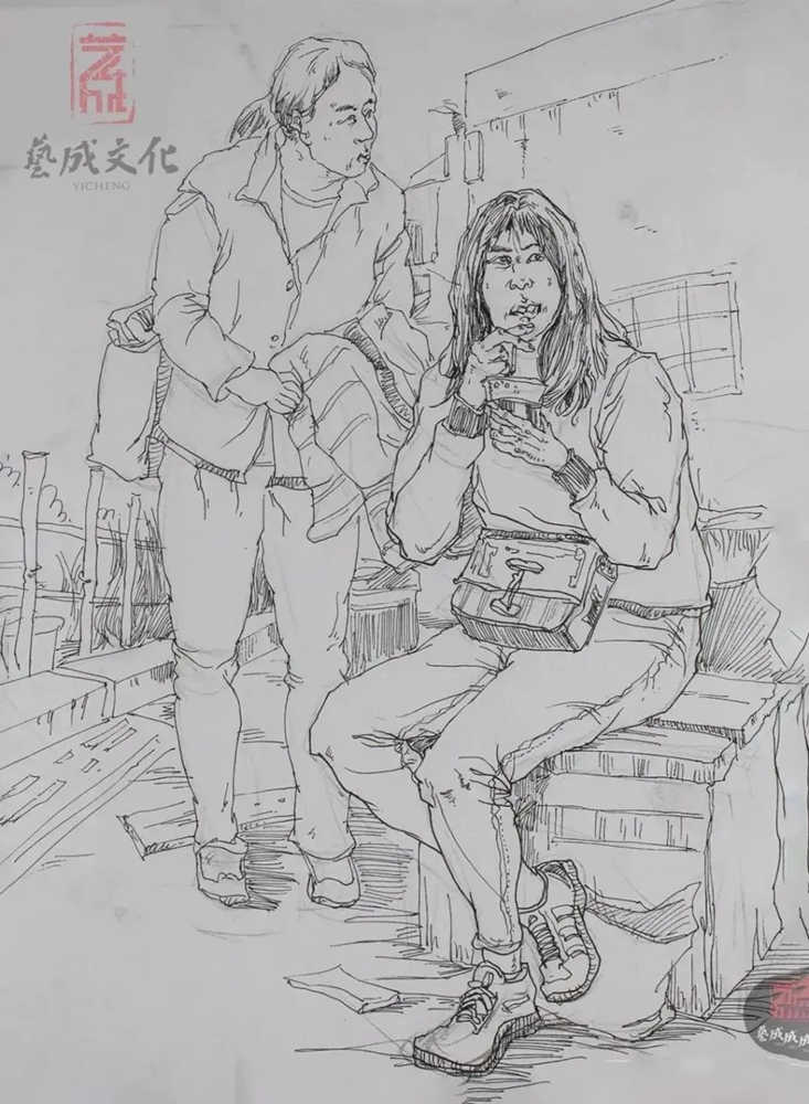 廣東模擬考/2020屆藝成一模高分卷欣賞（速寫、素描、色彩）,10