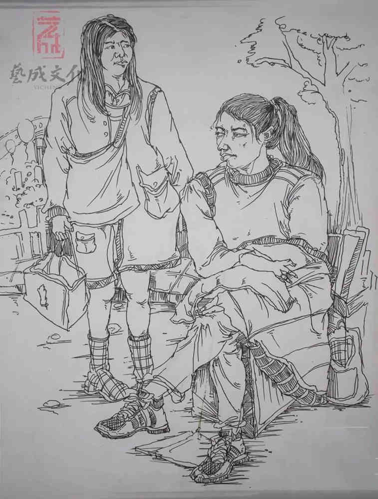 廣東模擬考/2020屆藝成一模高分卷欣賞（速寫、素描、色彩）,11