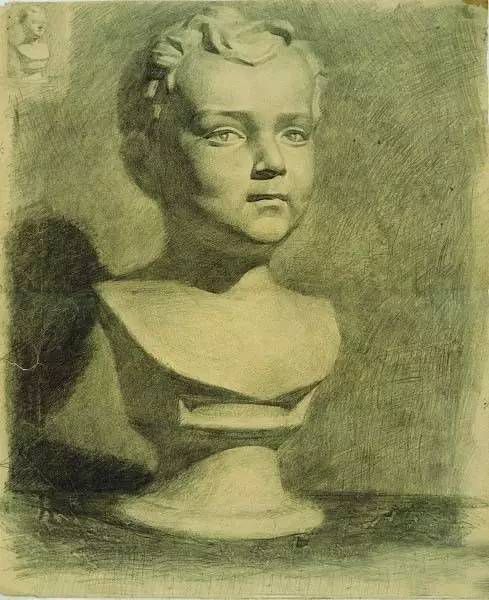 廣州十大畫室素描必分析之一，央美經典素描石膏像,14