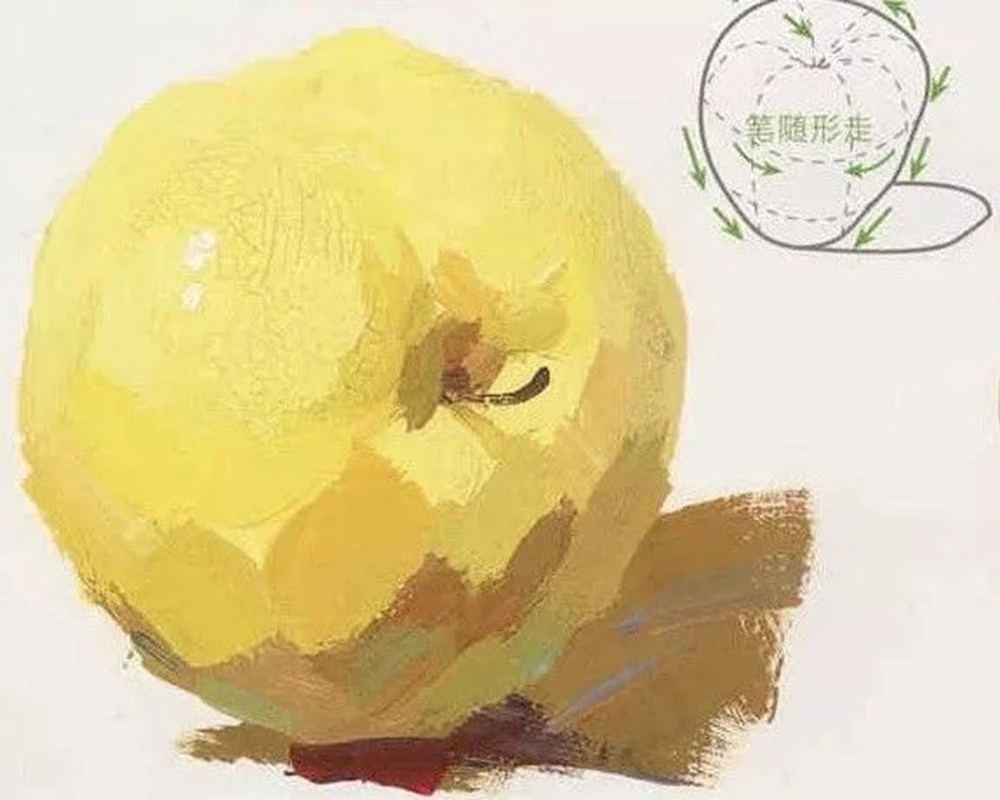 全網(wǎng)最全面的 “蘋果” 色彩靜物廣州藝考畫室教程！,02