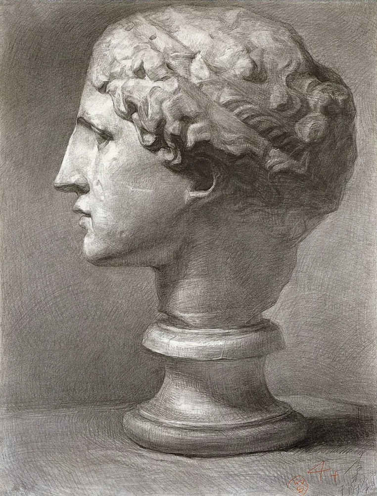 廣州前十畫(huà)室?guī)憧纯茨阊朊览纤孛瑁癸@素描的本質(zhì)?,97