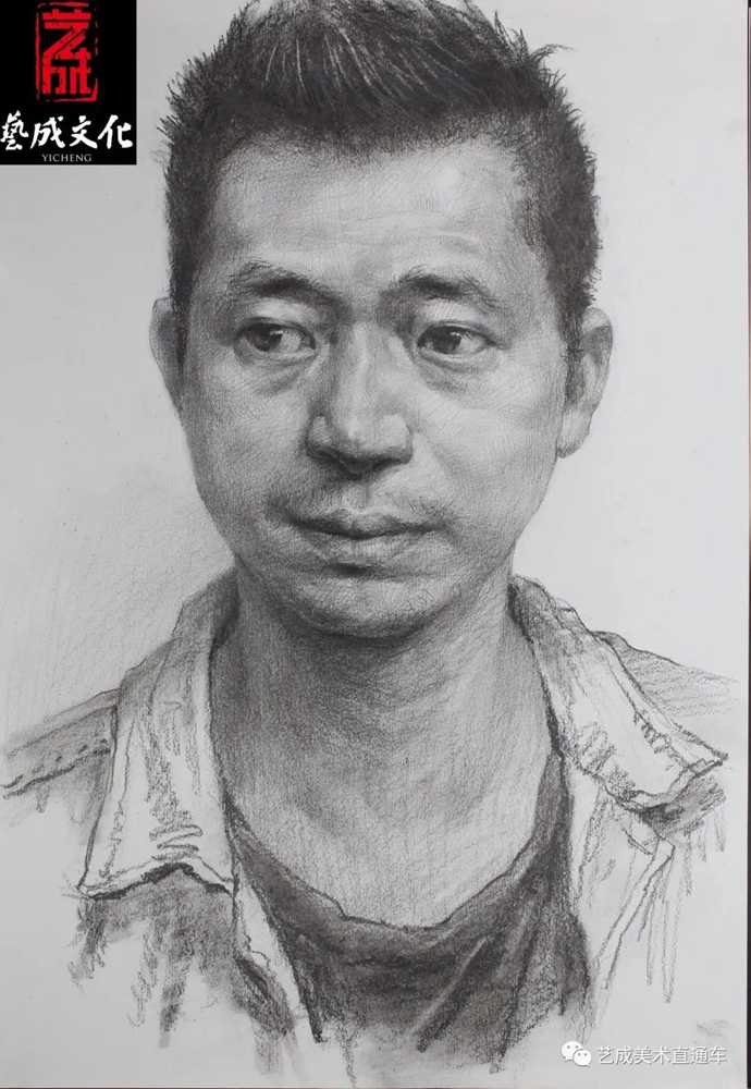 廣州美術(shù)高考班帶大家看看2021屆廣東藝成二模素描高分卷,23