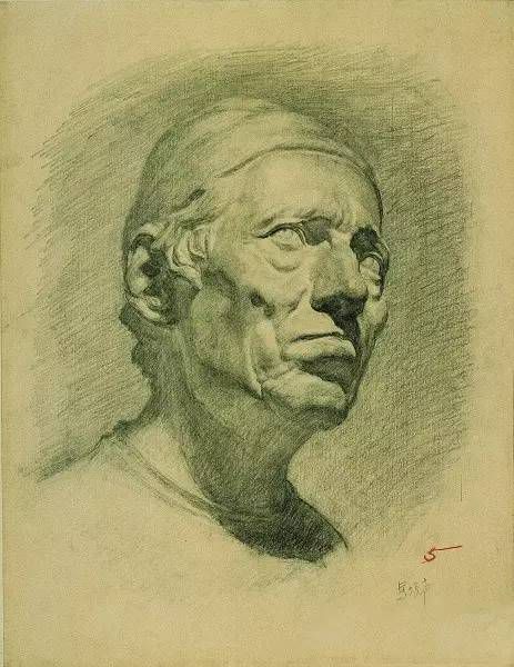 廣州十大畫室素描必分析之一，央美經典素描石膏像,03