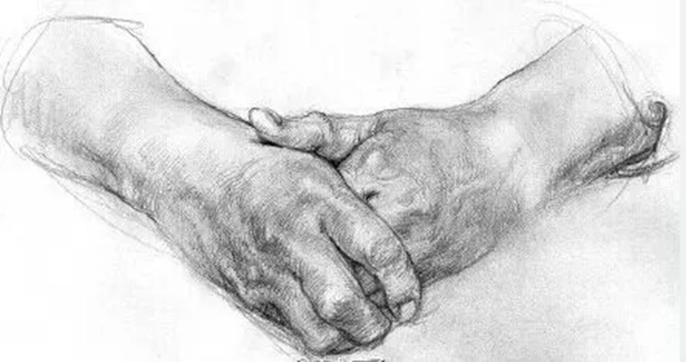 廣州畫室排名前五畫室給你整理了100幅手部刻畫作品拿去臨摹,07