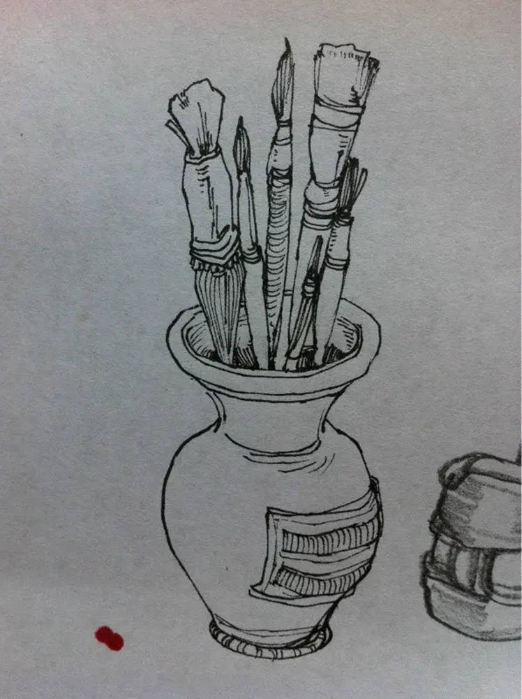 如果你正在學習線描速寫，廣州藝考畫室覺得這52幅作品正合適你,04